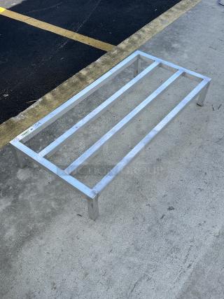 Regency 48" x 24" x 8" aluminum dunnage rack, model 600DUN24488, new with minor scratches, 1780 lb. capacity.