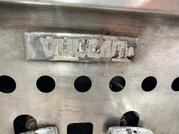 Vulcan 36" gas countertop charbroiler in excellent condition with visible brand label, natural gas compatible, fully tested.