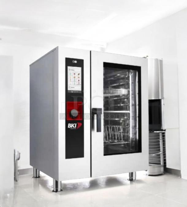 BKI by Giorik ABTE101R electric combi oven steamer, excellent condition, 208V 3Ph, fully tested and working.
