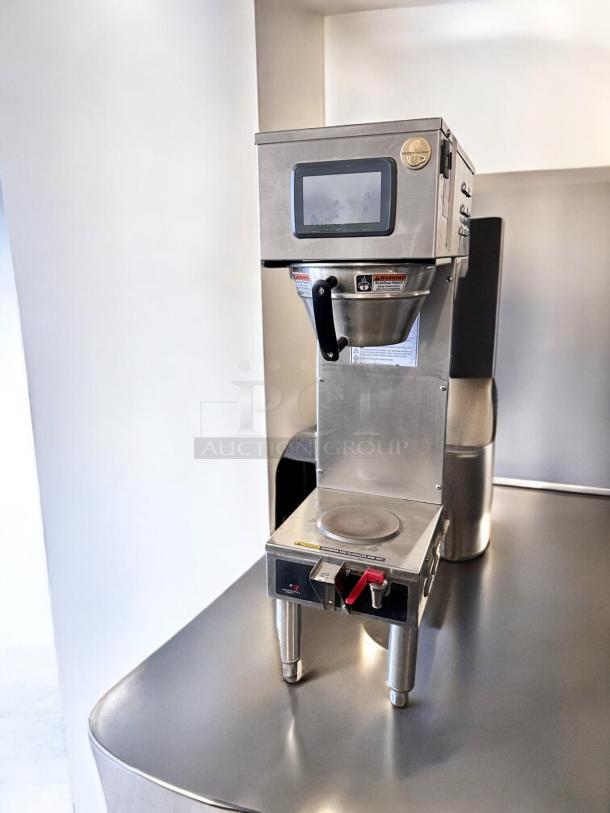 Curtis Gold Cup G4 Single-Cup Brewer, excellent condition, stainless steel, digital control display, 120V, fully tested.