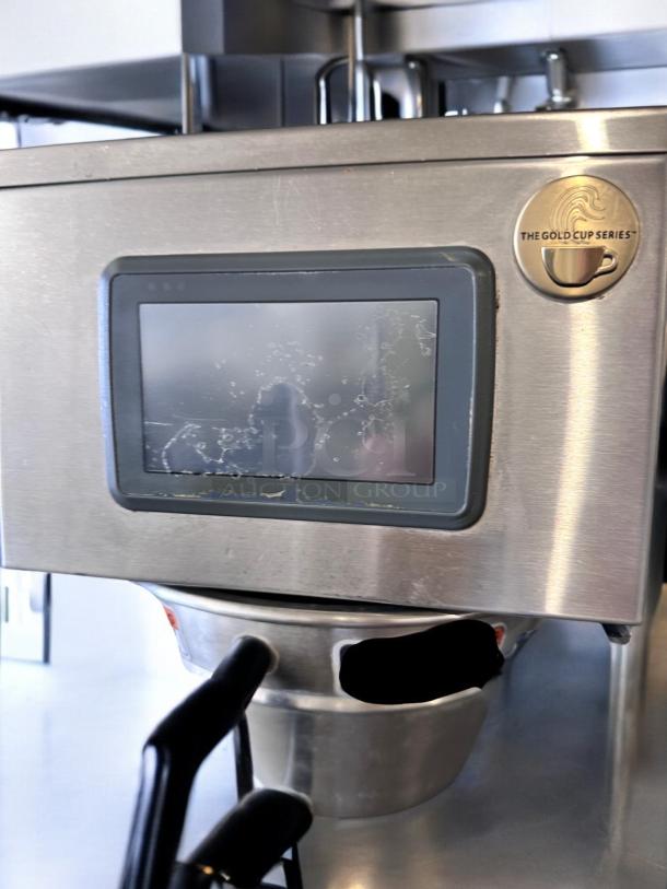 Curtis Gold Cup Series G4 Single-Cup Brewer, excellent condition, digital control display, 120V, stainless steel, fully tested.
