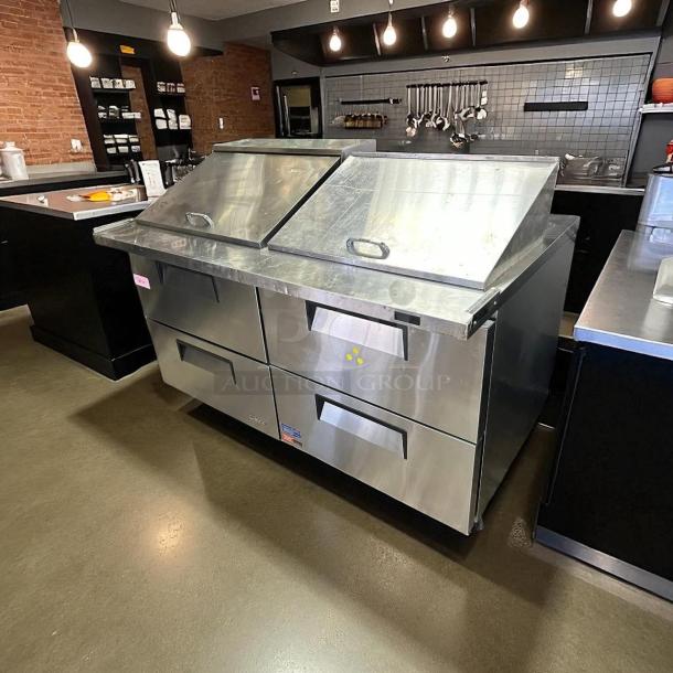 Turbo Air TST-60SD-24-D4-N prep table with refrigerated base, stainless steel, excellent condition, fully tested, 115v.
