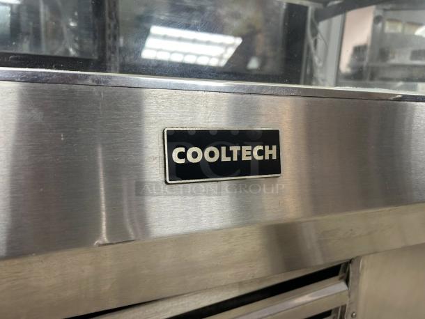 Cooltech CTR-60HB bakery display case, stainless steel, 60", 115v, excellent condition, fully tested and working.