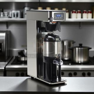 Bunn ITCB-DV Infusion Brewer, excellent condition, dual voltage, fully tested, stainless steel finish, adjustable shelf.
