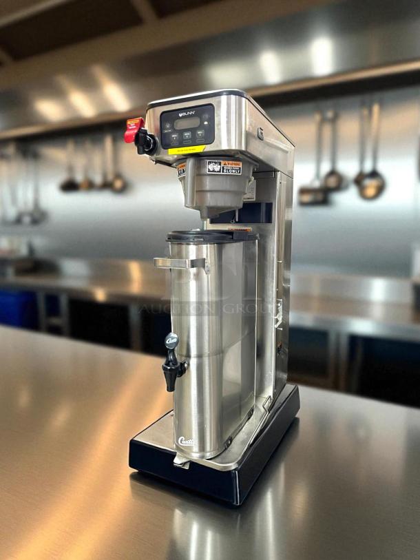 Bunn ITCB-DV Infusion Single Coffee and Tea Brewer, excellent condition, dual voltage, adjustable shelf, fully tested.
