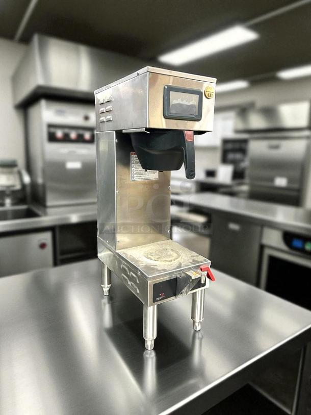 Curtis G4GEMS63A1000 Gemini Stainless Steel Satellite Coffee Brewer, great condition, fully tested, 120/220V.