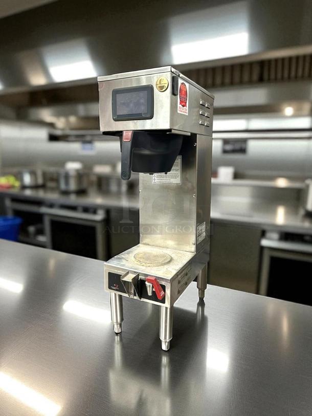 Curtis G4GEMS63A1000 Gemini stainless steel satellite coffee brewer, fully tested & working, 120/220V, in great condition.