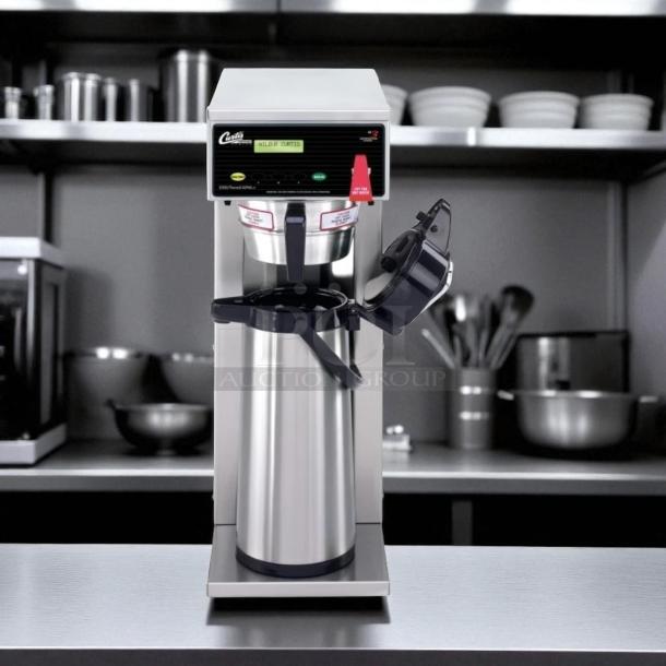 Curtis D500GT12B000 Automatic Airpot Coffee Brewer, digital controls, great condition, 120V, fully tested and working.