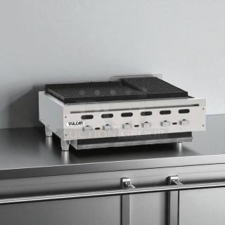 Vulcan VACB36 36"W Achiever Series Gas Charbroiler, 108 kBTU, excellent condition, fully tested, visible Vulcan logo.