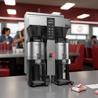Outstanding Condition - Fetco Extractor Series Twin 1 gallon CBS-2032e E32015 Coffee Brewer - Fully Tested & Working! - Item #1201759