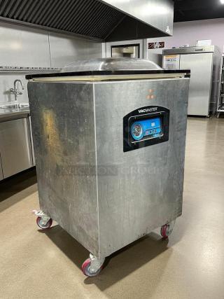 Vacmaster VP540 Chamber Vacuum Sealer, dual 20in seal bars, 1.5 HP, great condition, fully tested, working, mobile base.