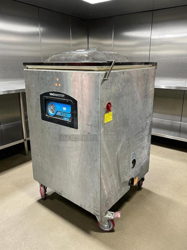 Vacmaster VP540 Chamber Vacuum Sealer, great condition, two 20in seal bars, 1.5 HP, fully tested, visible control panel.