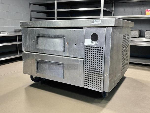 True TRCB-36-HC 36" Low Boy Chef Base Cooler, stainless steel, 2 drawers, tested, fully working, great condition.