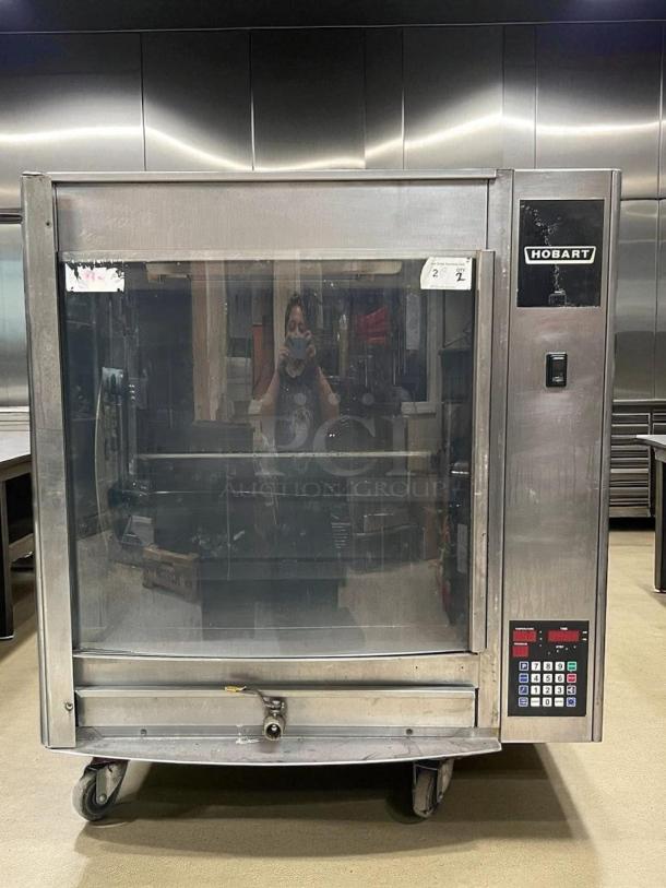 Hobart HR7P electric rotisserie oven, excellent condition, 220/240v, 3ph, model 142-0038. Fully tested and working.