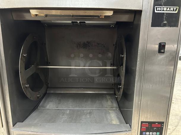 Hobart HR7P Electric Rotisserie Oven in excellent condition. Stainless steel, 220/240v, 3ph. Fully tested and working.