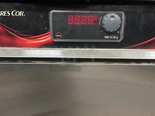 Cres Cor H-137-SUA-5D Heated Cabinet with digital display, knob control, and "Hot Holding" label, fully tested.