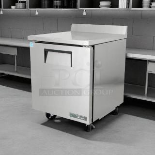 True TWT-27F-HC 28" worktop freezer, excellent condition, single right hinge door, 115v, fully tested.