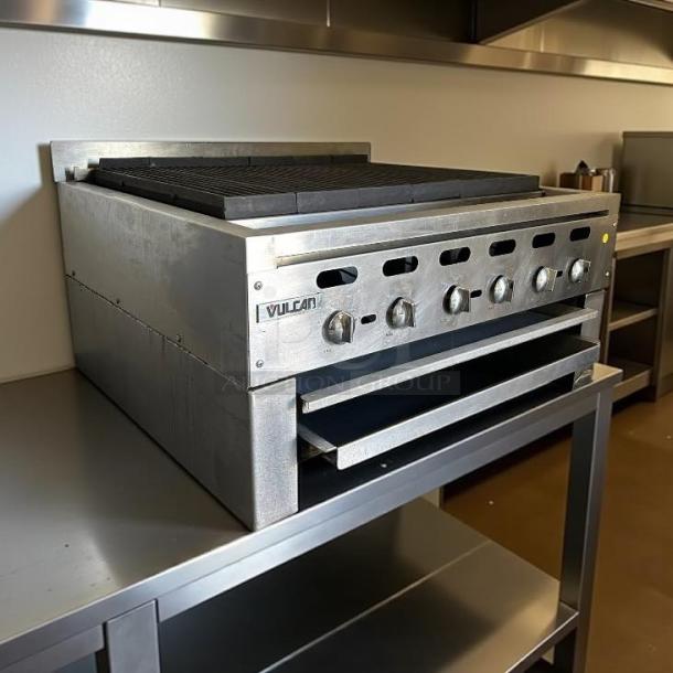 Vulcan VACB36 36"W Achiever Series gas charbroiler, excellent condition, 108 kBTU, radiant heating, fully tested and working.