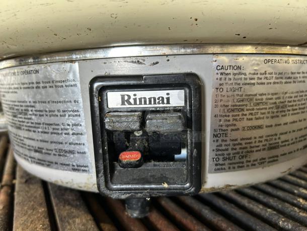 Rinnai RER55ASN commercial gas rice cooker, 55 cup capacity, natural gas, great condition, fully tested and working.