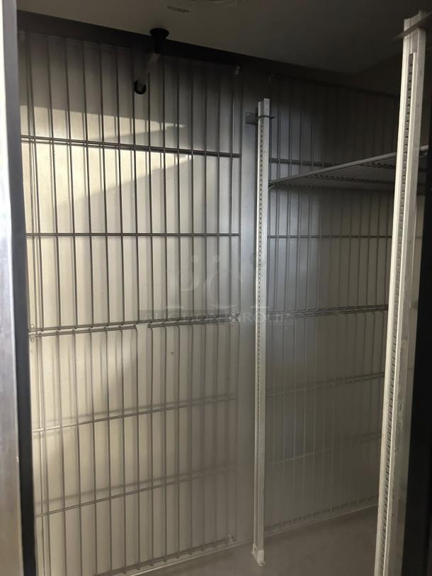True T-72-HC T-Series Reach-in Refrigerator, 3-section, solid door, metal interior, fully tested, working condition.