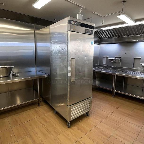 Turbo Air TSF-23SD-N Reach-In Freezer; 27", excellent condition, stainless steel, LED lighting, tested and fully working.