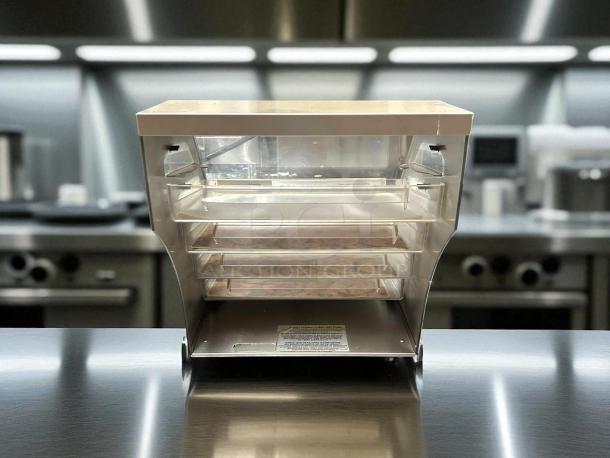 Subway S/s Cookie Display Case; excellent condition; compact, clean unit with multiple shelves for cookies; transparent front.