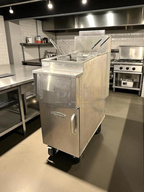 Imperial IPC-14 12 Gallon Stainless Gas Pasta Cooker, excellent condition, fully tested, visible brand marking.