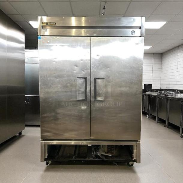True T-49-HC 54" refrigerator, excellent condition, dual solid doors, left/right hinge, 115v, fully tested.