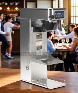 Excellent Condition - Bunn 52200.0100 ITCB-DV Infusion Single Coffee and Tea Brewer with Adjustable Shelf - Dual Voltage -Fully Tested & Working! - Item #1201752