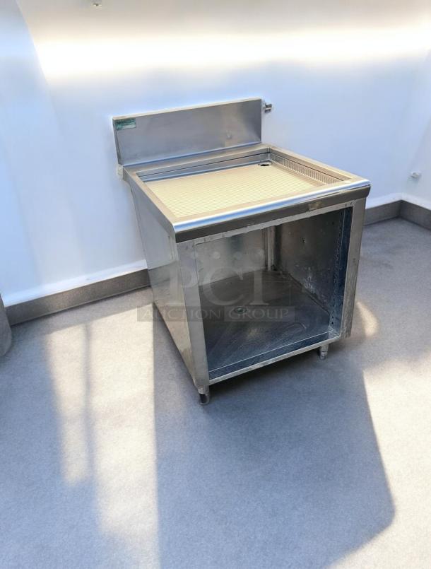 Supreme Metal stainless steel underbar drainboard, 22"x30"x36", in great condition, tested and working.