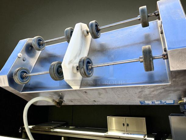 Ideal IU2X25S roller bottle mixing machine, excellent condition, fully tested, 115V, metal body, visible rollers.