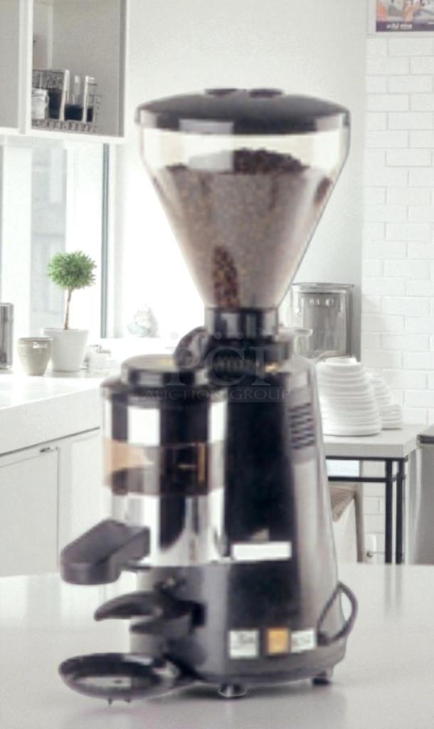 Conti RR45 commercial coffee grinder in excellent condition, 110V, fully tested and working, with visible control labels.