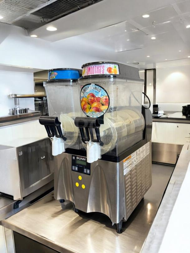 Bunn Ultra-2 dual hopper frozen drink machine, excellent condition, model 34000.0197, fully tested and working, 120V.
