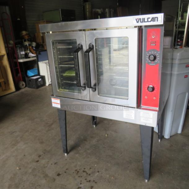 Vulcan VC4ED-11D1 electric convection oven, full size, 5 racks, 208V, 3 phase, excellent condition, 41x31x55 inches.