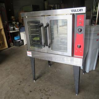 Vulcan VC4ED-11D1 electric convection oven, full size, 5 racks, 208V, 3 phase, excellent condition, 41x31x55 inches.