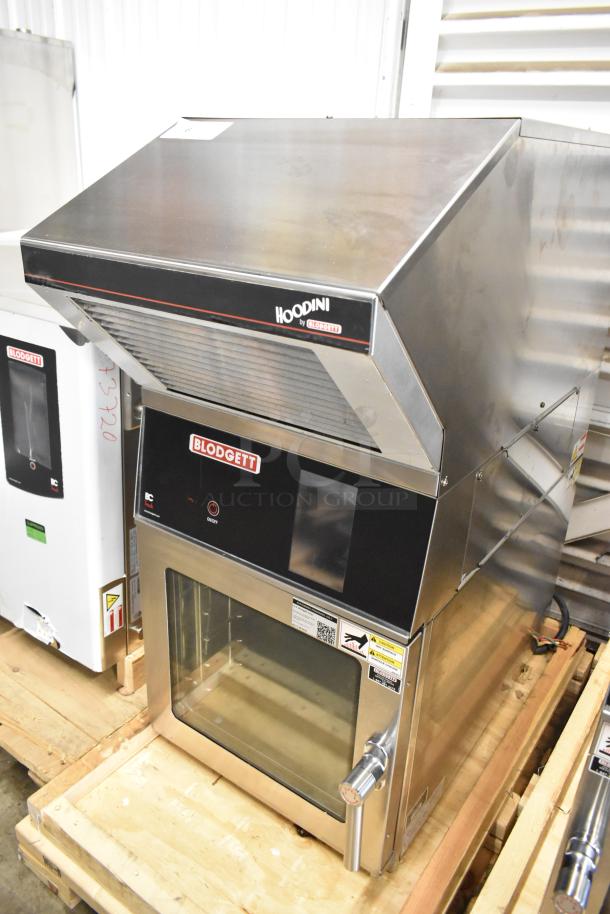 Brand new 2023 Blodgett BLCT-6E-H stainless steel commercial ventless mini countertop combi convection oven, 208V, 3-phase.