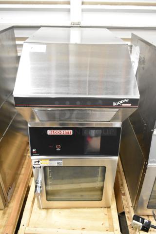 Brand new 2022 Blodgett BLCT-6E-H ventless mini countertop combi convection oven, stainless steel, 208V, 3 phase.