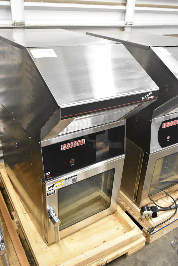 Brand new 2022 Blodgett BLCT-6E-H stainless steel commercial ventless countertop combi convection oven, 208V, 3 phase.
