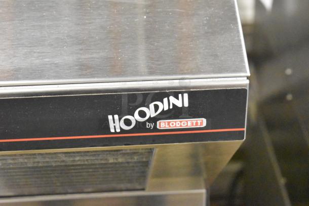 BRAND NEW Blodgett BLCT-6E-H stainless steel ventless combi convection oven, 2022 model, "Hoodini by Blodgett" label visible.