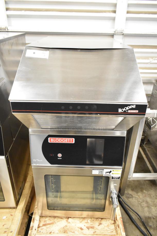 BRAND NEW 2019 Blodgett BLCT-6E-H stainless steel ventless countertop combi convection oven, unboxed with minor dents.