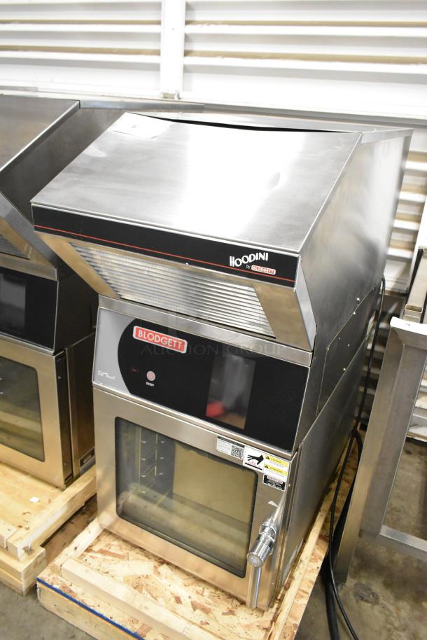 Brand new Blodgett BLCT-6E-H stainless steel ventless combi convection oven, 2019 model, slight dent, 208/240V, 3-phase.