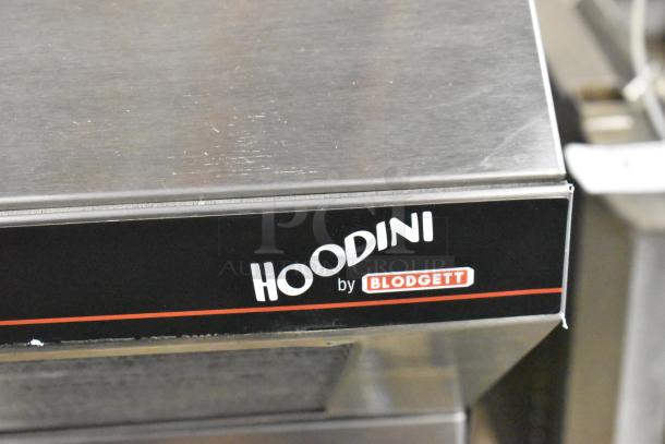 Brand new 2019 Blodgett BLCT-6E-H ventless mini countertop combi convection oven. Stainless steel with "HOODINI by Blodgett" label.