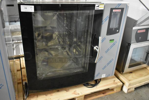 Brand new 2023 Blodgett CPE-gas 2.10/BLCT 102 stainless steel convection oven, 81,800 BTU, view-through door, metal rack.