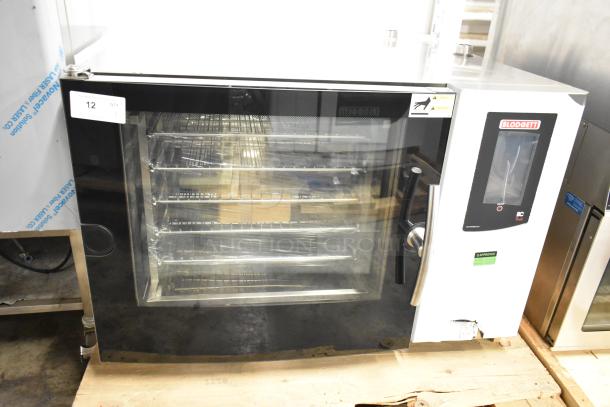 Brand new Blodgett BLCT-62 stainless steel convection oven, scratch and dent condition, with view-through door, metal rack.