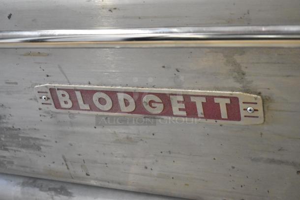 2021 Blodgett 1060B Commercial Pizza Oven, stainless steel, natural gas, 85,000 BTU, single deck, nameplate visible.