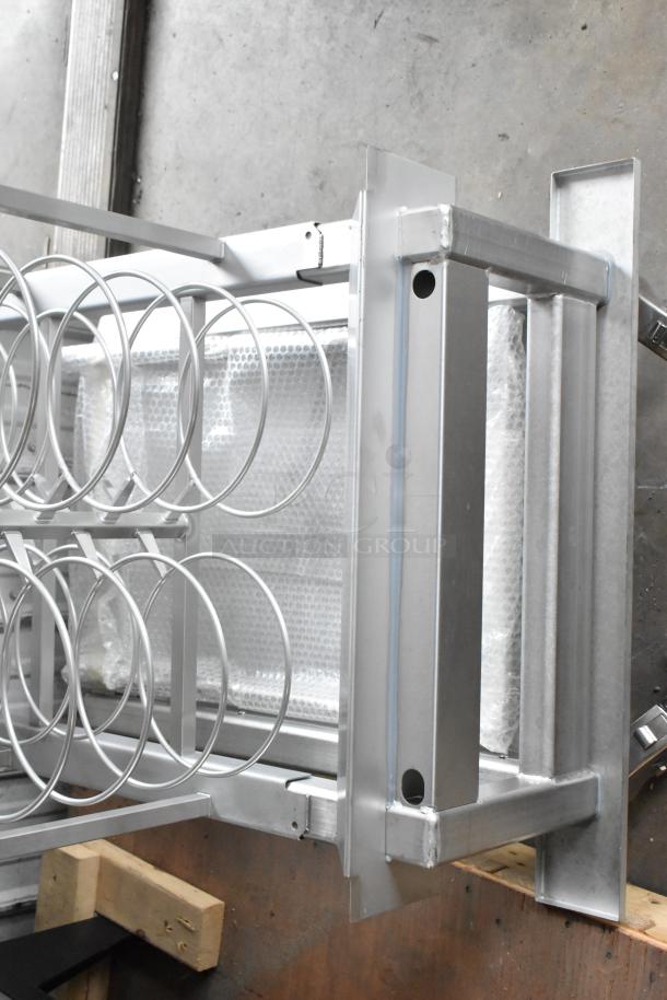 Brand new Blodgett metal portable rack for combi convection ovens. Features minor scratches and dents.