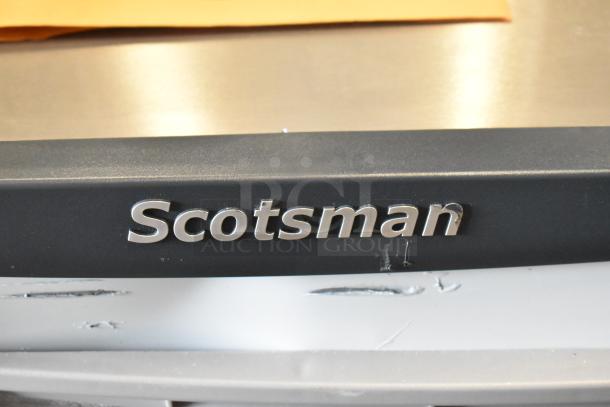 Brand new Scotsman FS0522A-1B ice machine showing minor scratches, 2024 Prodigy Plus Series, 450 lb. capacity, air-cooled.