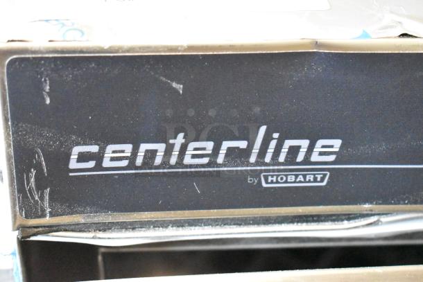 BRAND NEW Hobart Centerline CUL-1 stainless steel undercounter dishwasher, low temp, with minor scratches and dents.