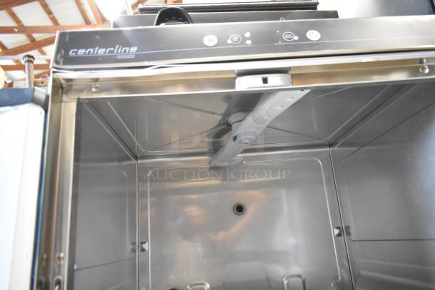 BRAND NEW Hobart CUL-1 stainless steel undercounter dishwasher, model CUL-1, interior view, low temperature, scratch and dent condition.