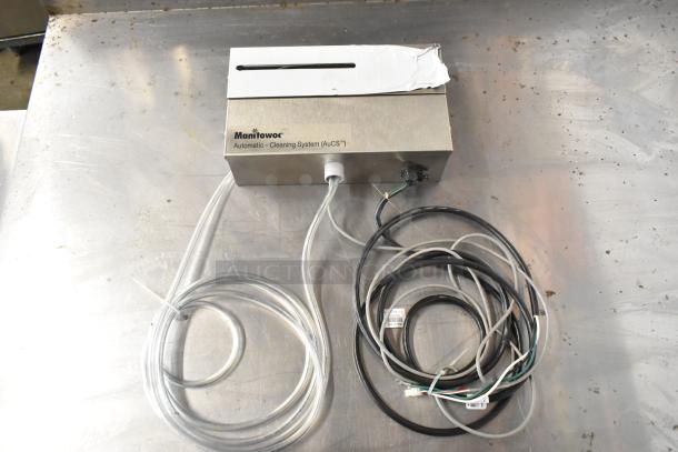 2018 Manitowoc IAuCS-161 Indigo Ice Machine Cleaning System, 115V, 1 Phase, includes hoses and cables, slightly worn.